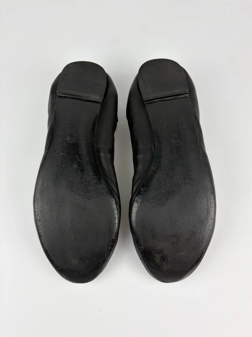 Tory Burch Sedgwick Elastic Ballet Flats Bow Logo Toe 10.5